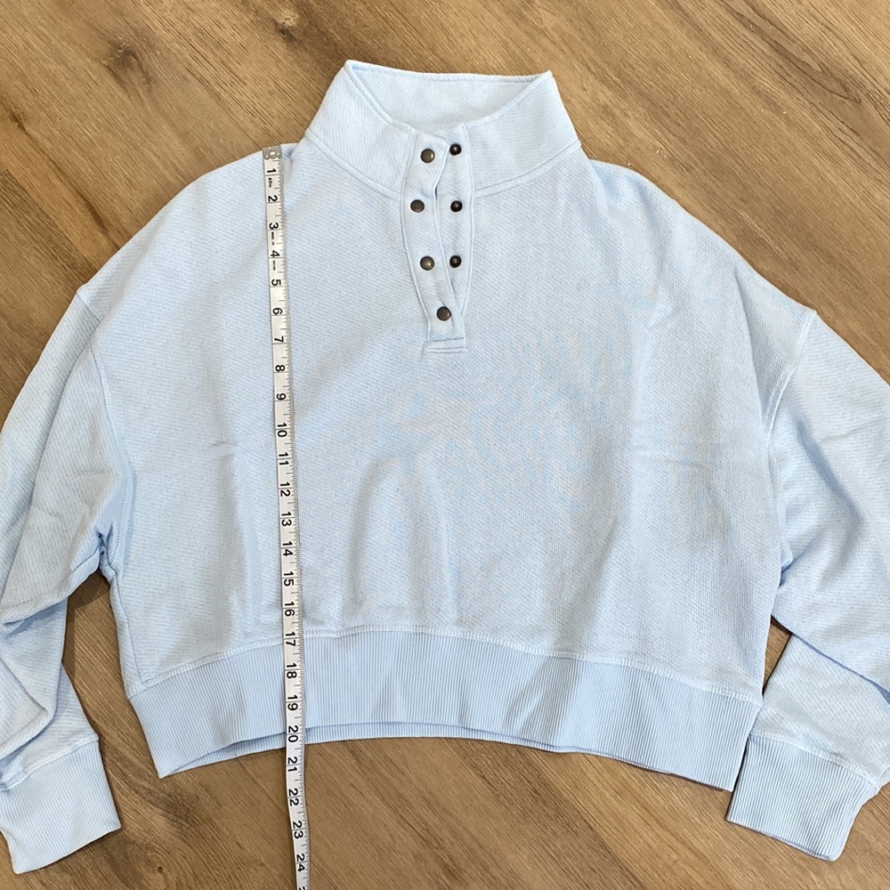 American Eagle 1/4 Snap Sweater - Picture 9 of 10